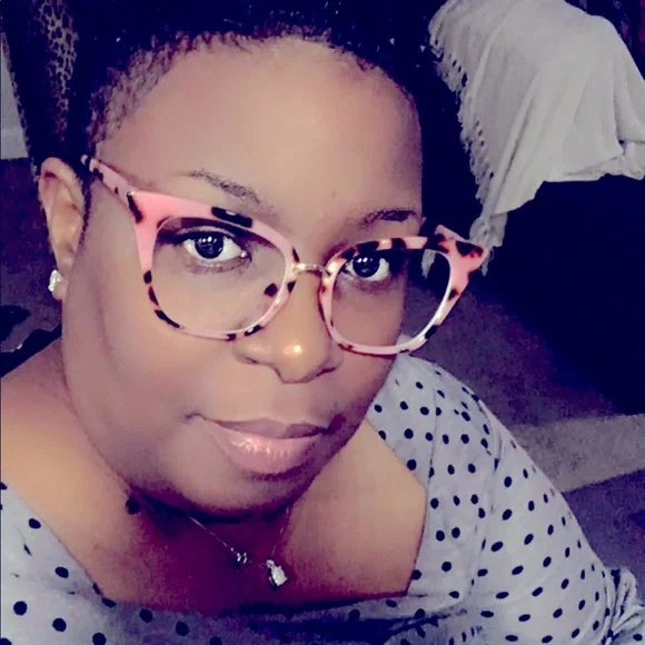 Pink blush rose leopard cat eye plastic eyeglasses frames brown new - Picture 9 of 14